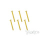 3mmx24mm Gold Button Head Screws (6pcs) - T-WORKS - GSS-324B