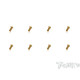 4mmx12mm Gold Steel UFO Screws (8pcs) - T-WORKS - GSS-412U