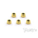 Golden Plated M4 Lock Nuts (5pcs.) - T-WORKS - GSS-4LN