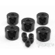 Aluminum 2mm Bore Collar (Black)each 5pcs - T-WORKS - TA-020BK