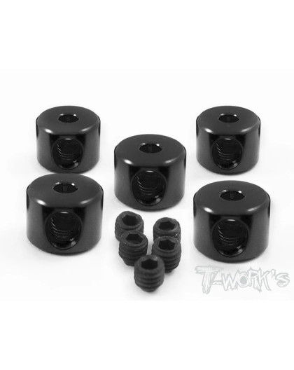 Aluminum 2mm Bore Collar (Black)each 5pcs - T-WORKS - TA-020BK