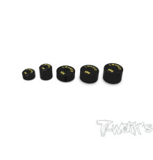 Precision Balancing Brass Weights - 5,10,15,20,25g - T-WORKS - TA-081