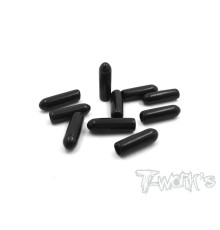 Manchons de Tube d'Antenne Noir (10) - T-WORKS - TA-112BK