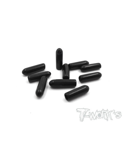 Manchons de Tube d'Antenne Noir (10) - T-WORKS - TA-112BK