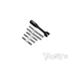 Kit de pas inverses en titane pour X-RAY X4 2024 - T-WORKS - TB-279