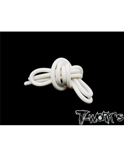 White Color Silicone Tube (1m) - T-WORKS - TO-057-W