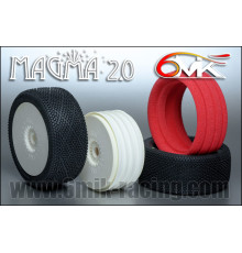 Magma 2.0 + White wheels + Inserts - Blue (2) - 6MIK - TKU16B