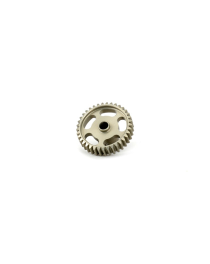  Hard Coated Alum. Pinion Gear (MoS2) DP48-37T - 48253 - HIRO SEIKO