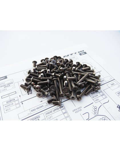  NT1'18 Titanium Hex Socket Screw Set - 48305 - HIRO SEIKO