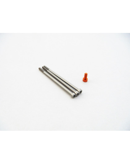  XeRun V10 G3 Titan/Alum. Screw Set [Orange] - 48344 - HIRO SEIKO