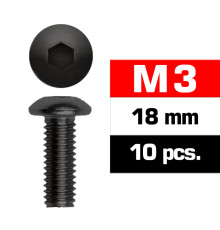 M3x18mm BUTTON HEAD SCREWS (10 pcs) - UR162318 - ULTIMATE