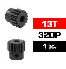 HSS STEEL 32DP PINION GEAR 13T W/5.0mm BORE - ULTIMATE - UR4312-13