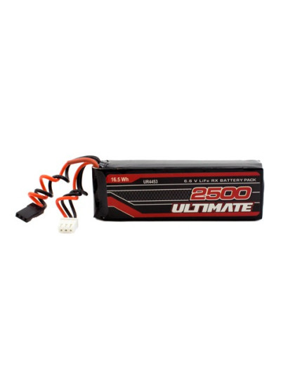 ULTIMATE 6.6v. 2500mAh LiFe FLAT RECEIVER BATTERY PACK JR - UR4453 - 