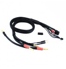 2x 2S CHARGE CABLE LEAD XT60 - PK 4mm & 5mm (60cm) - UR46504-XT