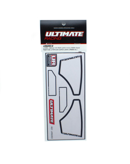 LATERAL DECALS FOR REAR LEXAN WING UR6283 - ULTIMATE - UR6283-S