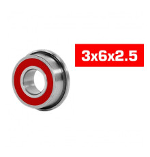 "3x6x2.5mm FLANGED ""HS"" RUBBER SEALED BEARING SET (10pcs) - UR7809