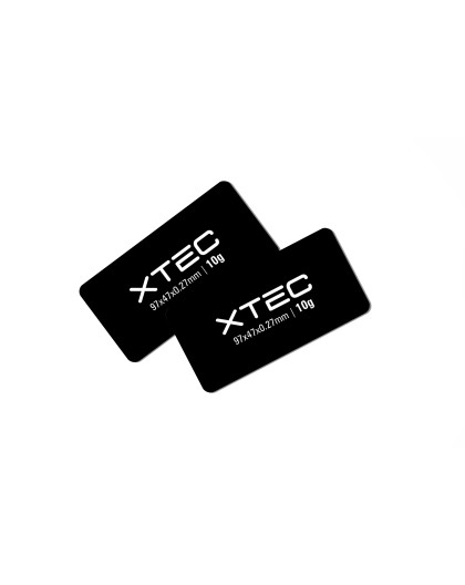 Lest de batterie 97x47x0.27mm - 10g (2pcs) - LRP - 430140