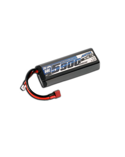 Accu Lipo Antix 5900mah 2S 50C Hardcase - Dean - LRP - 430421U