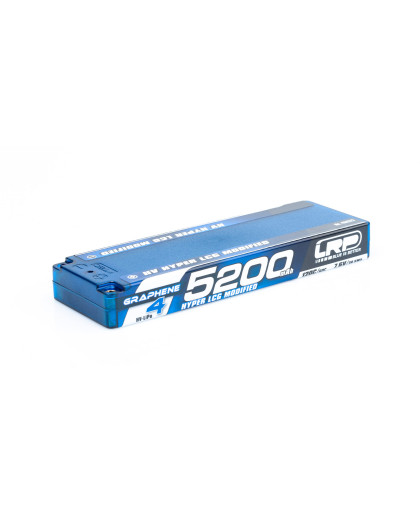 HV HLCG Modified GRAPHENE-4 5200mAh 7.6V LiPo 120C/60C - LRP - 431272