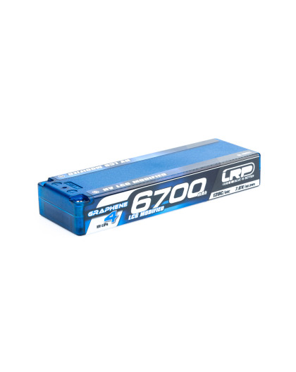 HV LCG Modified GRAPHENE-4 6700mAh 7.6V LiPo 120C/60C - LRP - 431271