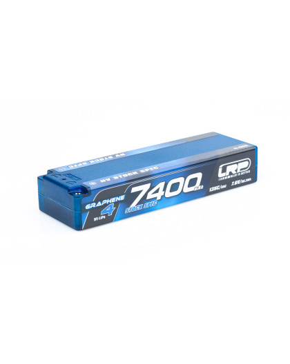 HV Stock Spec GRAPHENE-4 7400mAh 7.6V LiPo 135C/65C - LRP - 431276