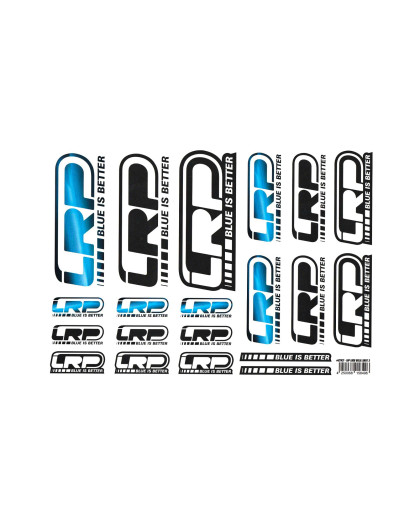 LRP Logo Decal Sheet 3 Size A4 - LRP - 62421