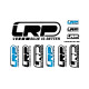 LRP Logo Decal Sheet 3 Small - LRP - A001402