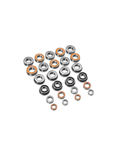 Bearing Set (Associated RC8 B4.1E) 26pcs. - T-WORKS - BBS-RC8B4.1E