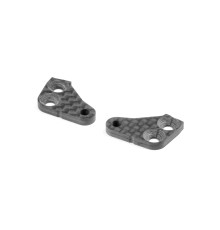 GRAPHITE EXTENSION ALU STEERING BLOCK (1+1) - 2 SLOTS - XRAY - 362272