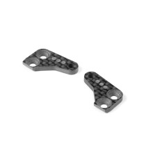 GRAPHITE EXTENSION ALU STEERING BLOCK (1+1) -3 DOTS - XRAY - 362275