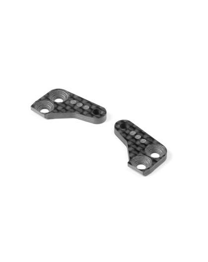 GRAPHITE EXTENSION ALU STEERING BLOCK (1+1) -3 DOTS - XRAY - 362275