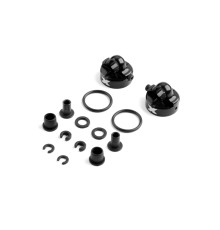 ALU SHOCK CAP-NUT WITH VENT HOLE - BIG BORE (2) - XRAY - 368054