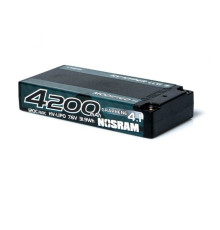 Lipo HV Hyper LCG Shorty Graphene 4200mAh 7.6V - NOSRAM - 999753