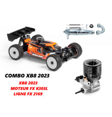 Kit Xray XB8'23 + Moteur FX K303L + Ligne Efra 2169 -XRAY - 350018-C2