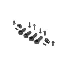 ALU REAR SHOCK ABSORBER ADAPTER (1+1) - SET - XRAY - 362390