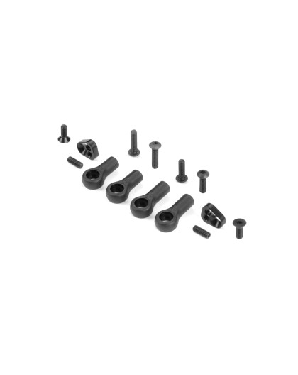 ALU REAR SHOCK ABSORBER ADAPTER (1+1) - SET - XRAY - 362390