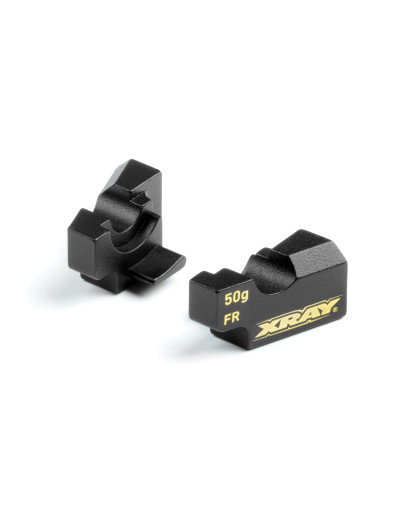 X4F'25 BALANCING WEIGHT FRONT LEFT & RIGHT (50g+50g) - XRAY - 309826