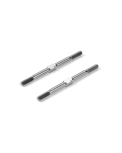 HUDY TITANIUM ADJUSTABLE TURNBUCKLE 50MM M3 L/R (2) - HUDY - 992350