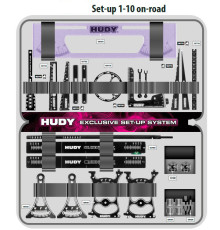 HUDY SET-UP BAG FOR 1/10 TC 1/10 & 1/12 PC 1/10 F1 - HUDY - 199221