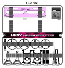 HUDY SET-UP BAG FOR 1/8 ON-ROAD CARS - HUDY - 199231