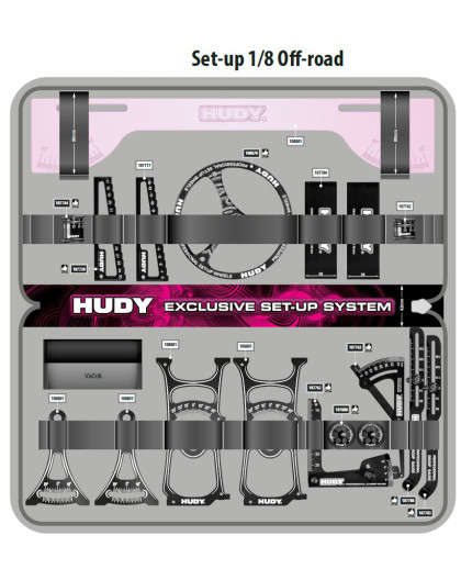 HUDY SET-UP BAG FOR 1/10 & 1/8 OFF-ROAD CARS & GT - HUDY - 199241