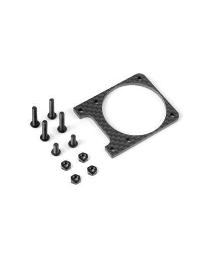 RX8E GRAPHITE FAN HOLDER - 346132 - XRAY