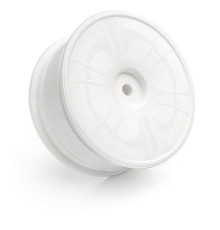 HUDY 24MM WHEELS STARBURST AERODISK - WHITE - SOFT (4) - 803013 - HUD