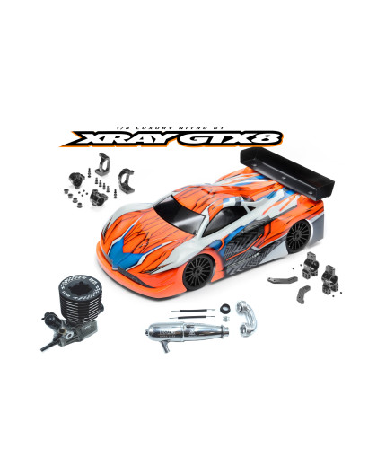 Kit Xray GTX'24 + Engine FX G501T + Pipe Efra 2168 - XRAY - 350505-C