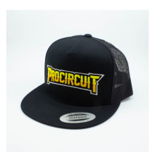 PROCIRCUIT ORIGINAL SNAPBACK CLASSIC TRUCKER CAP BLACK - PC0014 - PRO