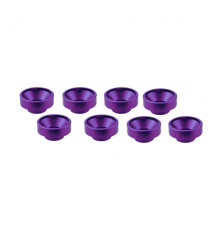 M3 ALUMINUM SERVO WASHER PURPLE (8 pcs) - UR1507-P - ULTIMATE