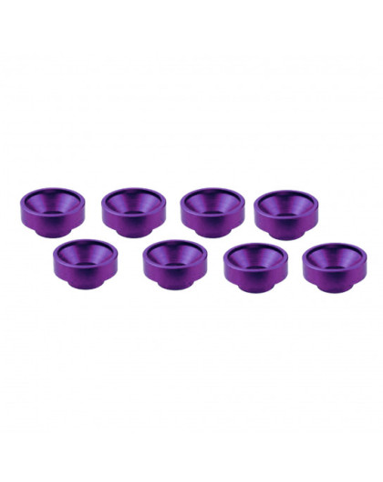 M3 ALUMINUM SERVO WASHER PURPLE (8 pcs) - UR1507-P - ULTIMATE