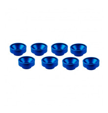 M3 ALUMINUM SERVO WASHER BLUE (8 pcs) - UR1507-A - ULTIMATE