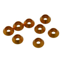 3MM ALUMINIUM CAP HEAD WASHER GOLD (8 pcs) - UR1521-G - ULTIMATE