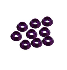 3MM ALUMINIUM CAP HEAD WASHER PURPLE (8 pcs) - UR1521-P - ULTIMATE